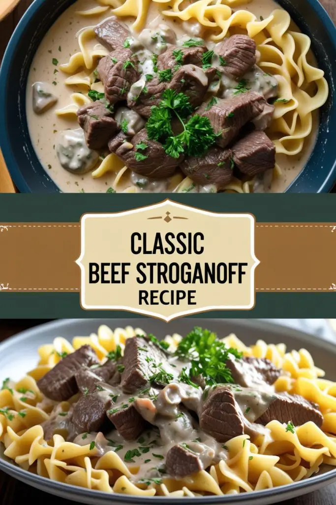 Classic Beef Stroganoff Recipe 