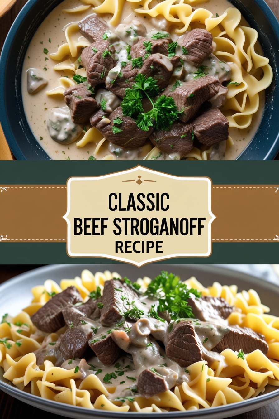 Classic Beef Stroganoff Recipe for a Comforting Meal