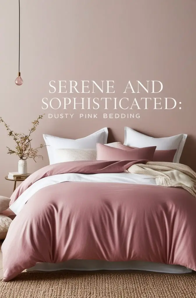 Dusty Pink Bedding