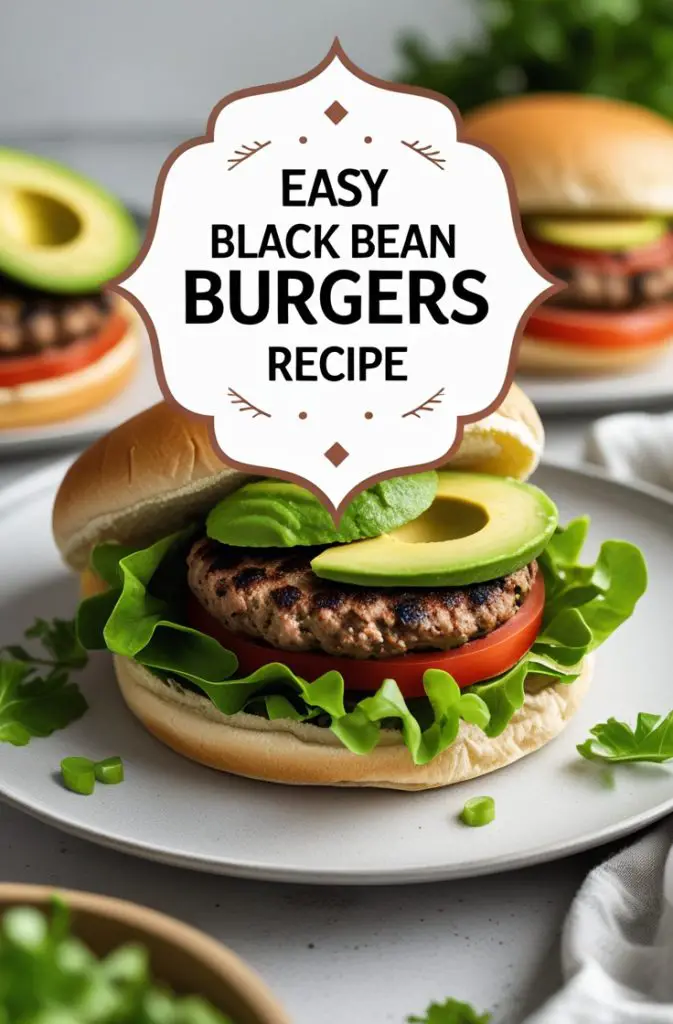 Easy Black Bean Burgers Recipe