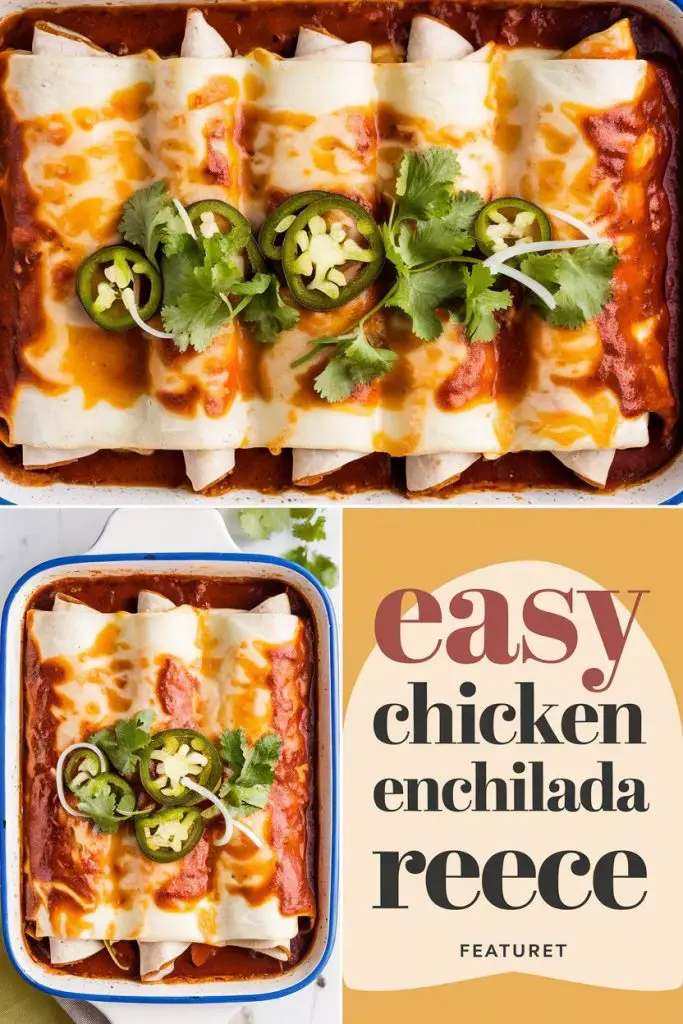 Easy Chicken Enchiladas Recipe 