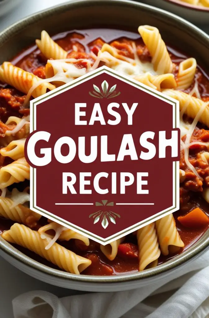 Easy Goulash Recipe