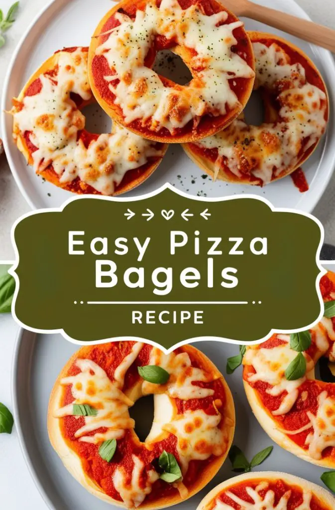 Easy Pizza Bagels Recipe 