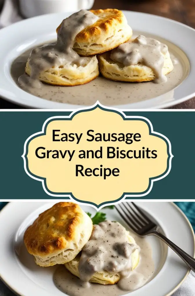 Easy Sausage Gravy and Biscuits Recipe 