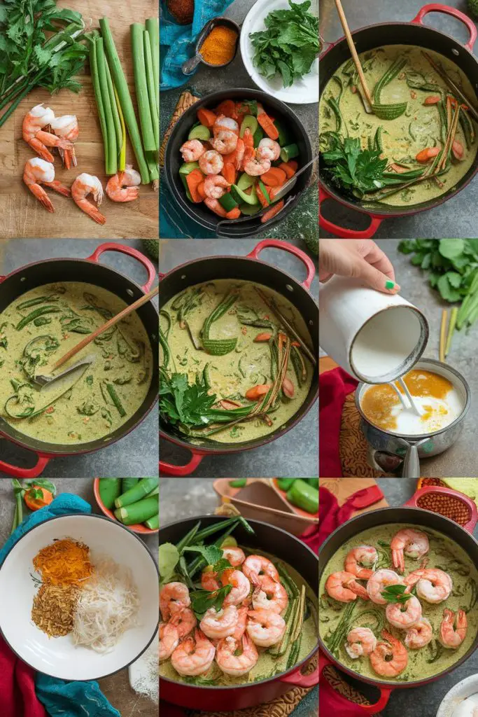 How To Make Thai Green Curry Shrimp