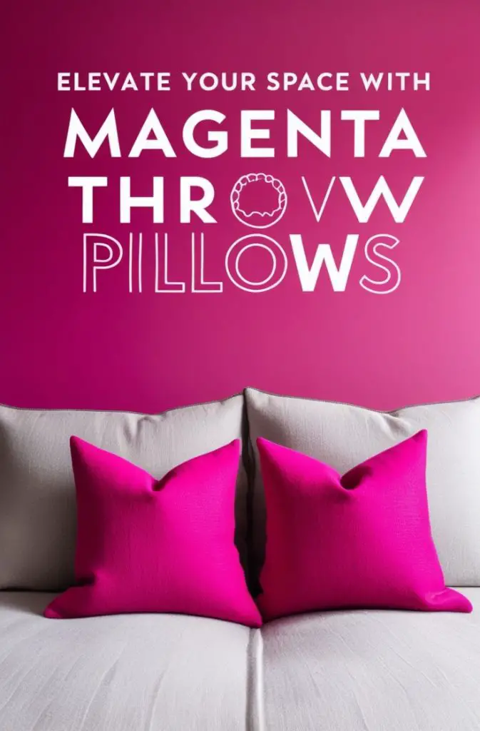 Magenta Throw Pillows