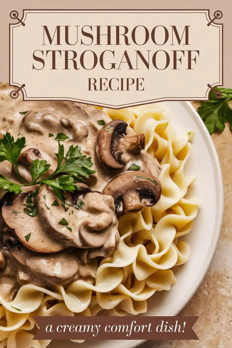 Mushroom Stroganoff Recipe