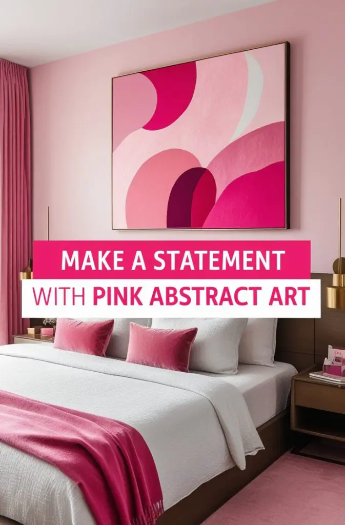 Pink Abstract Wall Art