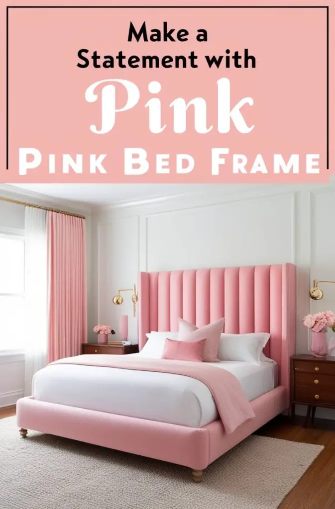 Pink Bed Frame