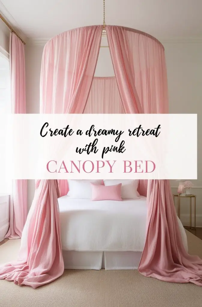 Pink Canopy Bed