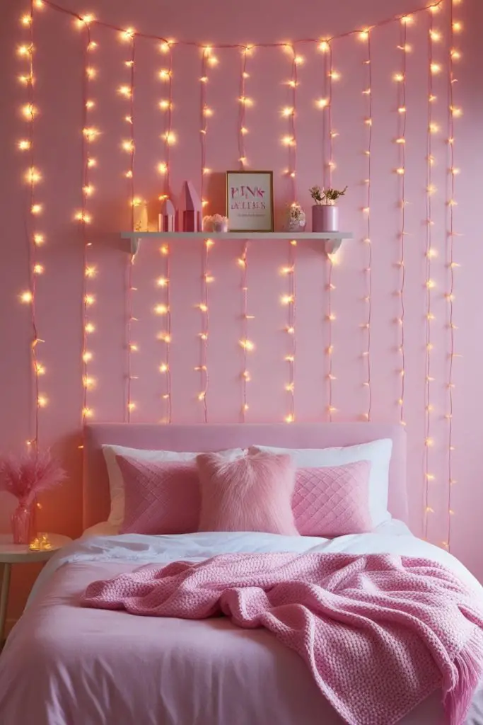 Pink String Lights