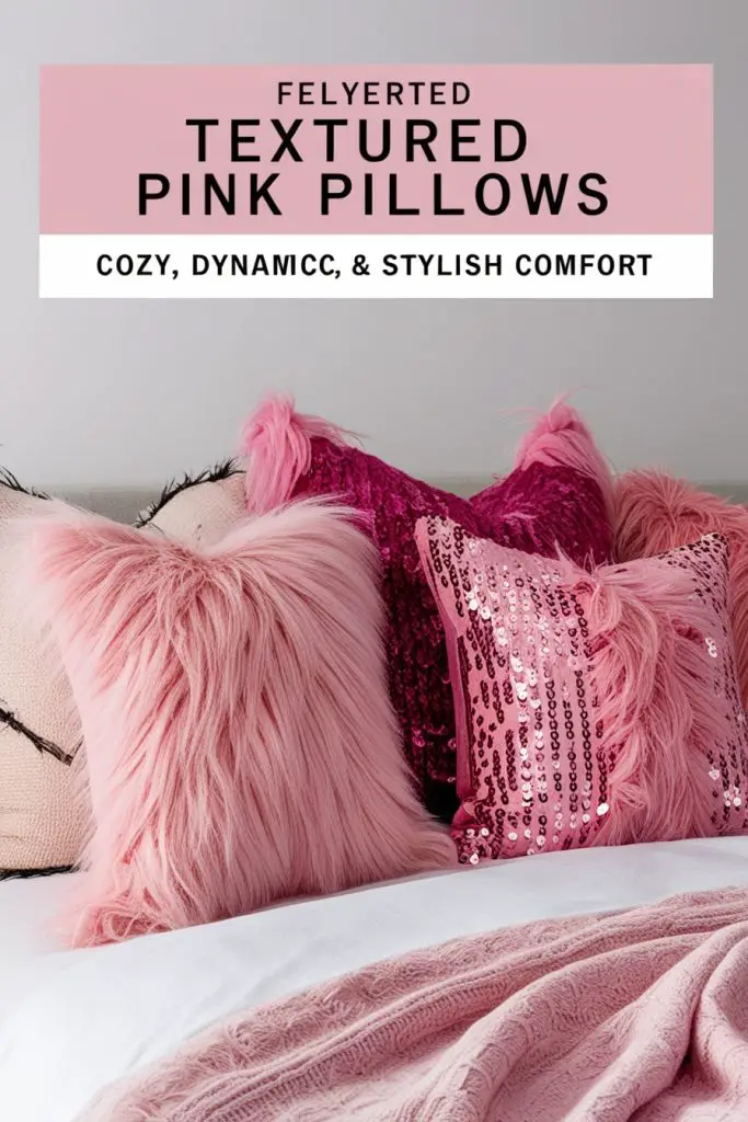 Pink Textured Pillows