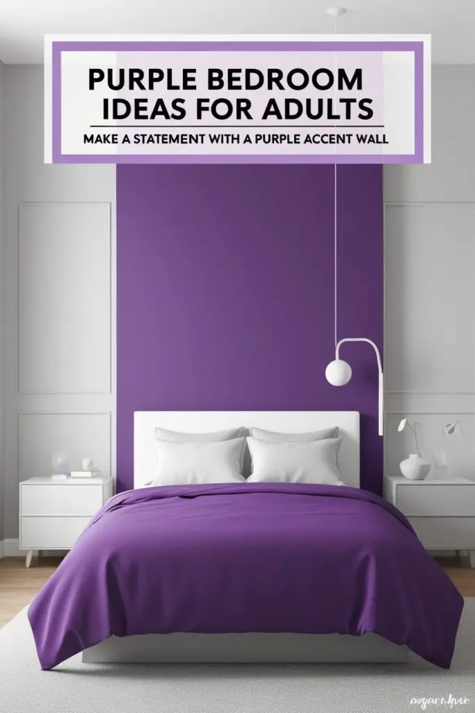 Purple Accent Wall