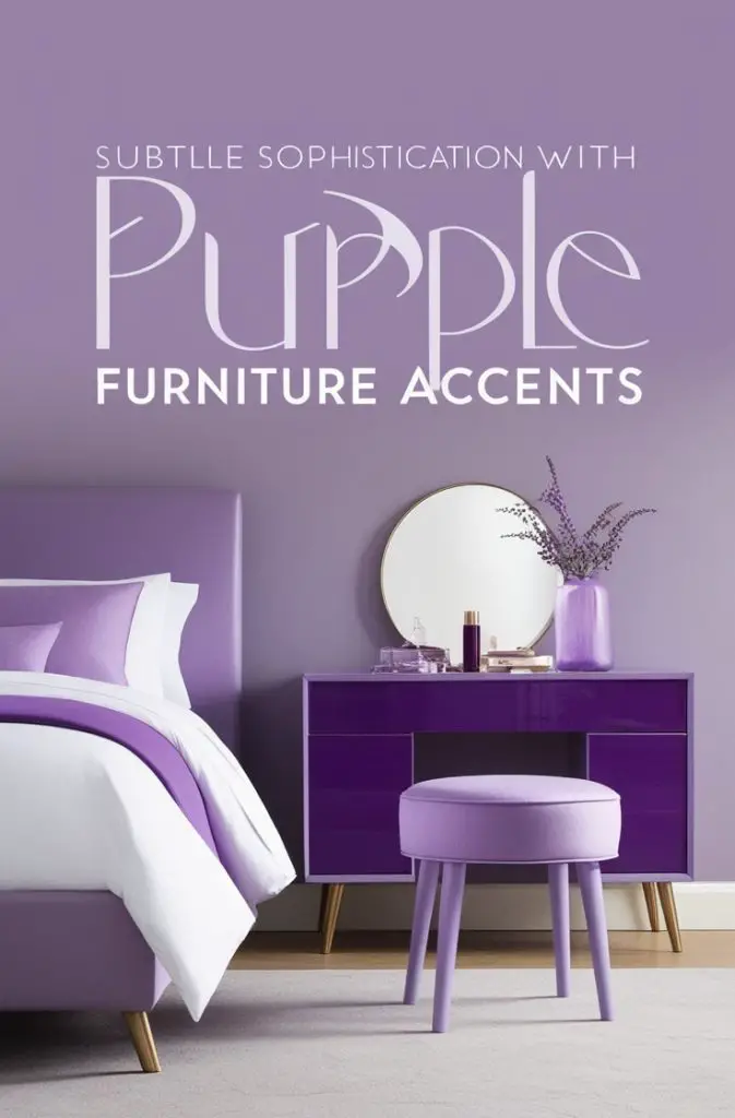 Purple Furniture Accents