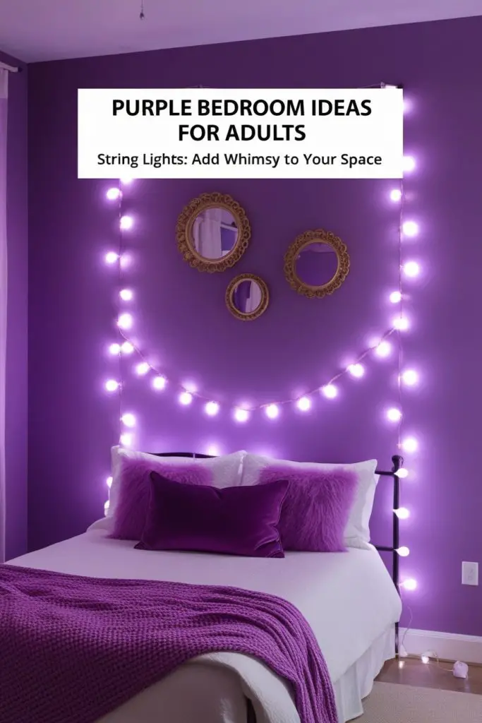 Purple String Lights