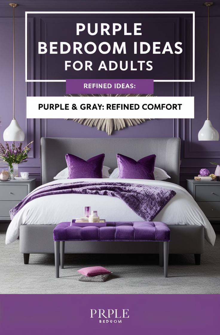 15 Purple Bedroom Ideas for Adults: Elegant & Stylish Inspiration