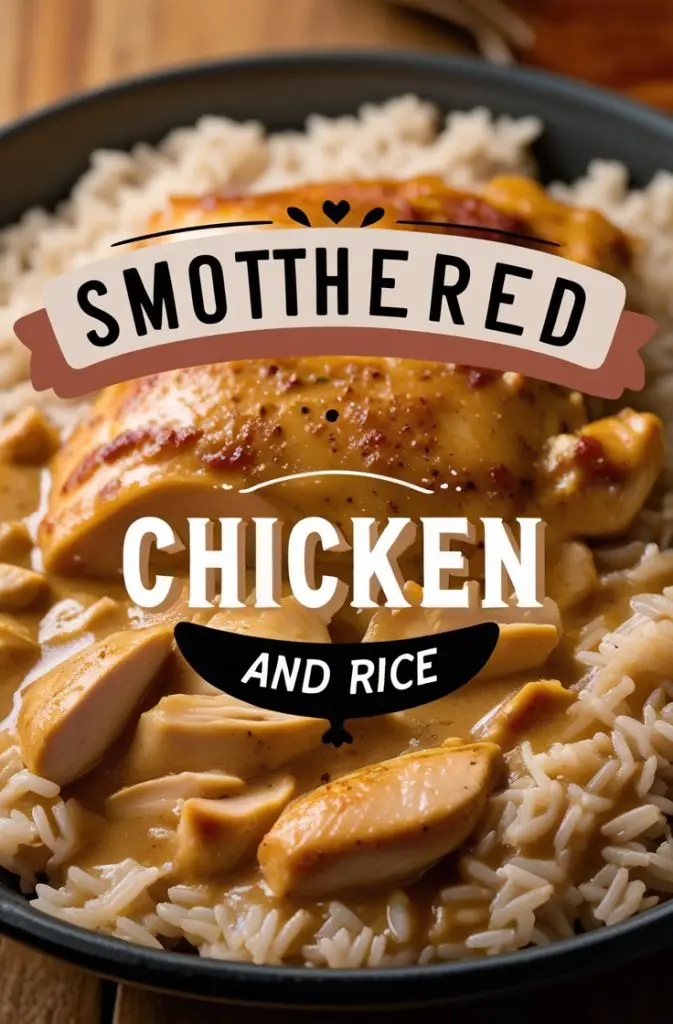 Smothered Chicken and Rice 