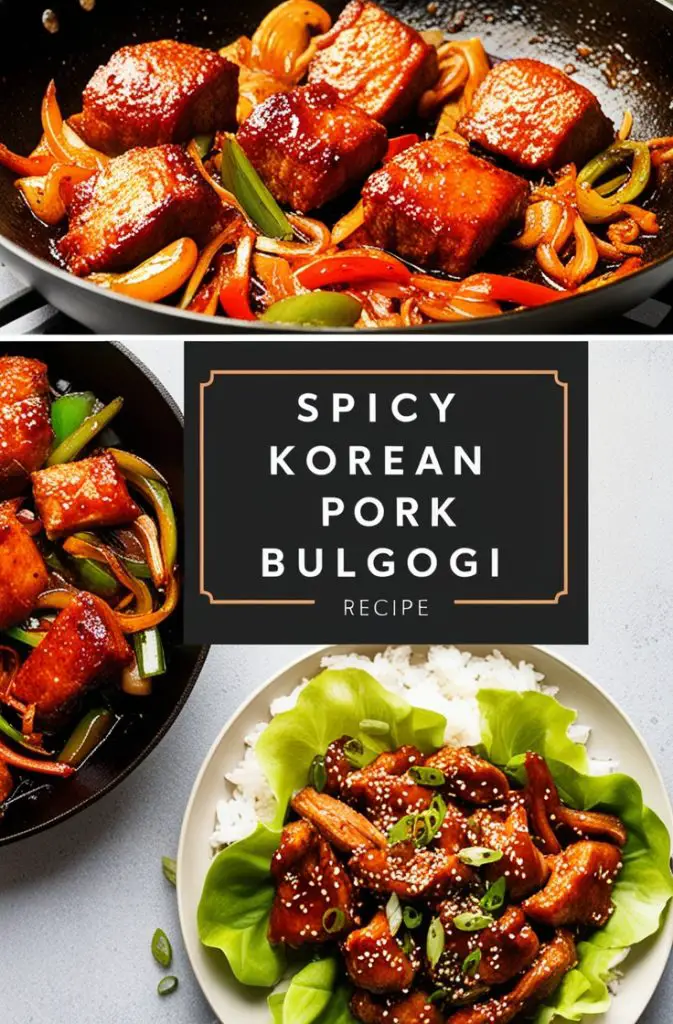 Spicy Korean Pork Bulgogi Recipe 