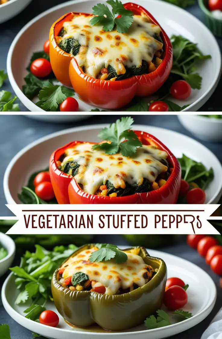 vegetarian stuffed bell peppers