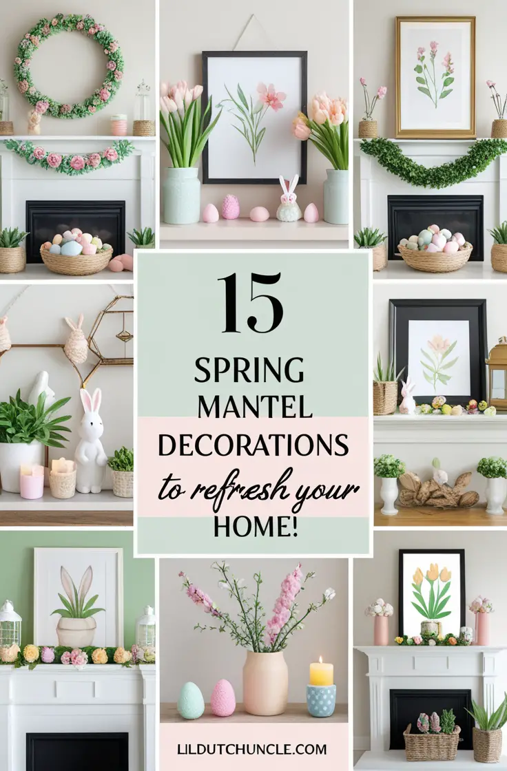 15 Spring Mantel Decorations