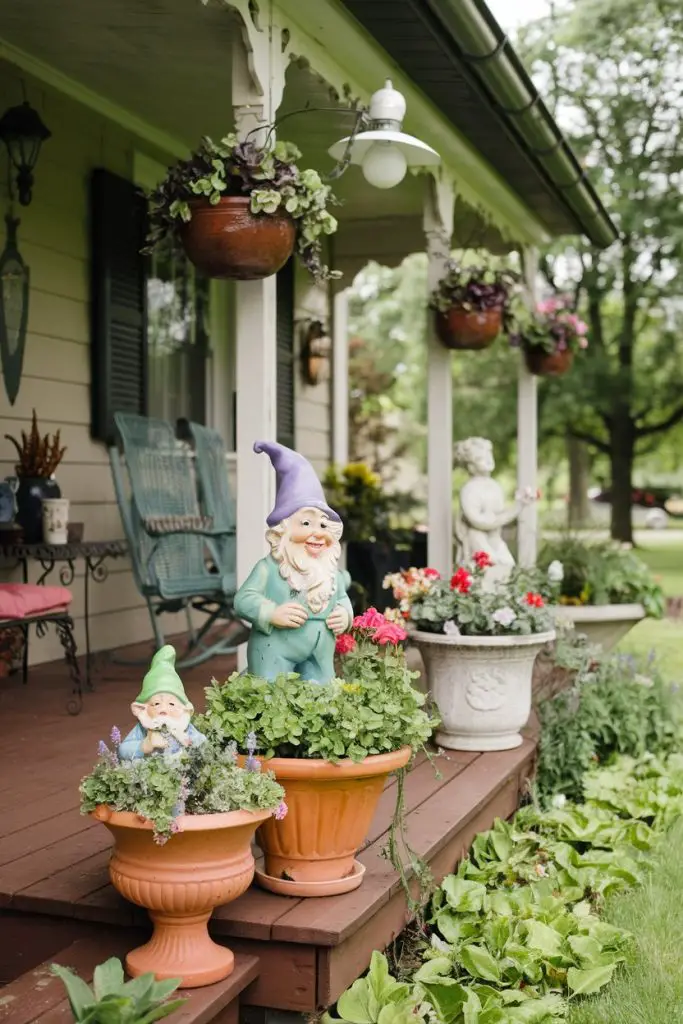 Garden Gnomes or Statues