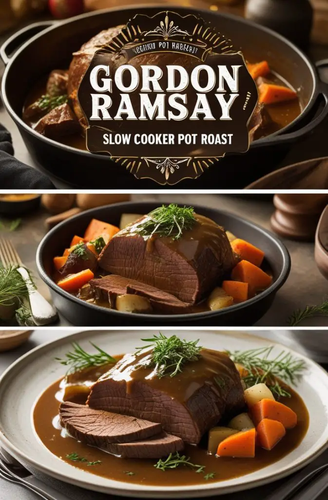 Gordon Ramsay-Inspired Slow Cooker Pot Roast