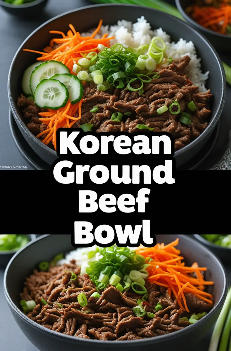 Korean Ground Beef Bowl