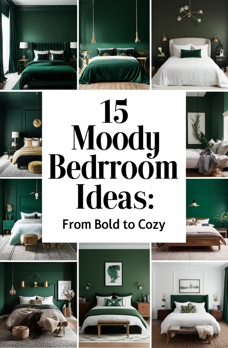 Moody Green Bedroom Ideas