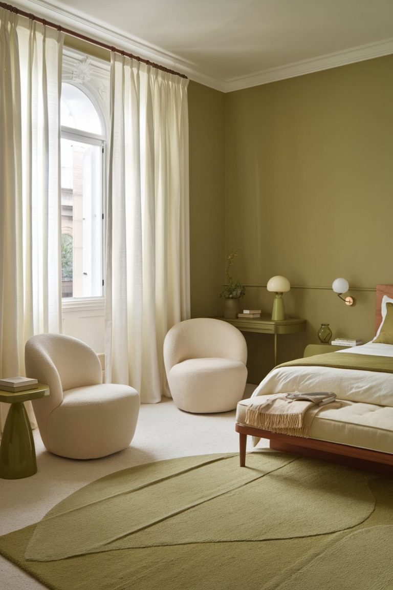 15 Olive Green Bedroom Ideas for a Cozy & Stylish Space