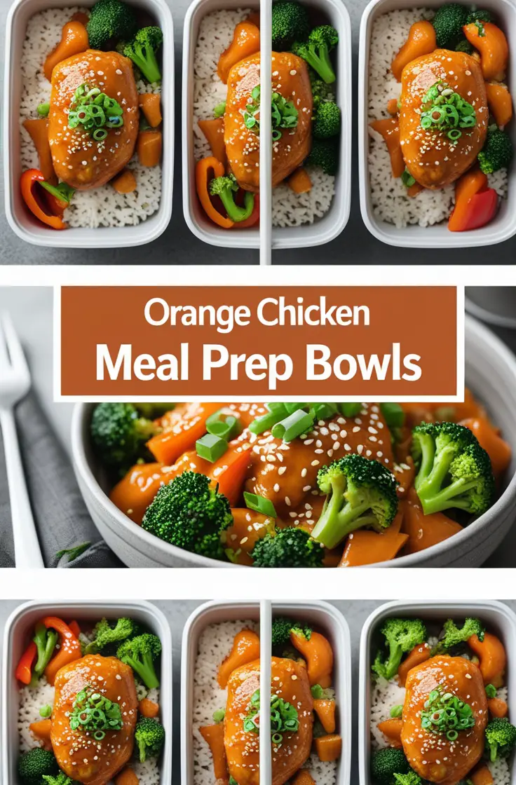 Orange Chicken Meal Prep Bowls