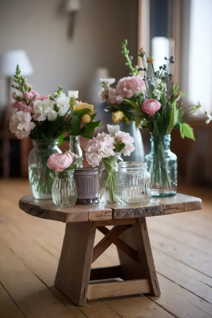  Vintage Glass Jars and Vases