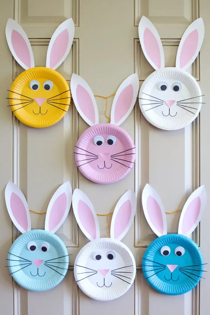 Bunny Paper Plate Crafts