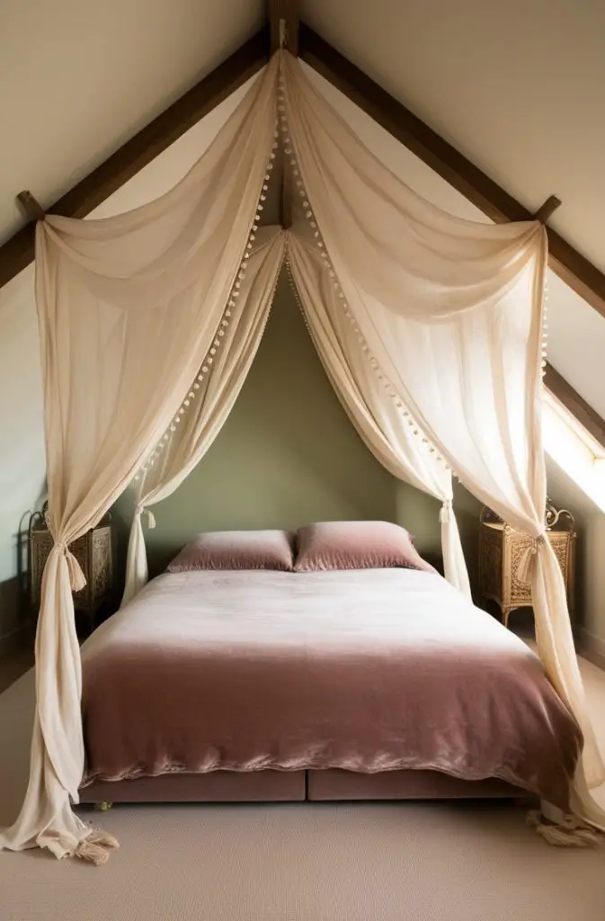 Cozy Up with a Canopy or Curtains