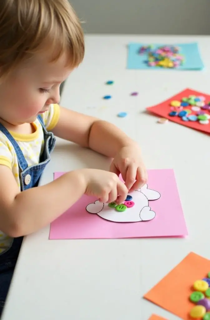 Easter Egg Stamping with Sponges