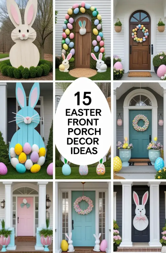 Easter Front Porch Decor Ideas