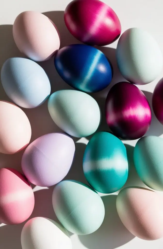 Ombre Dyed Eggs