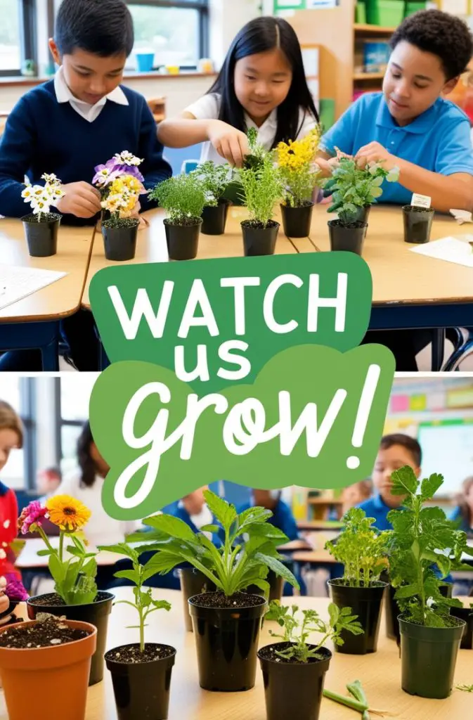 Potted Plants or Classroom Garden