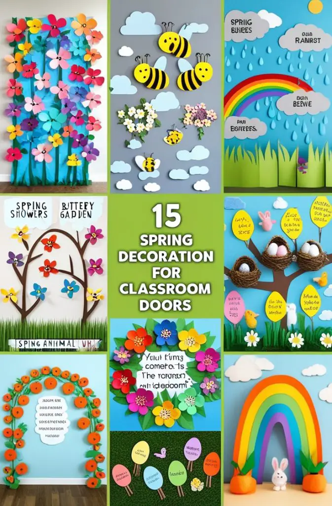 Spring Decoration Ideas for Classroom Doors