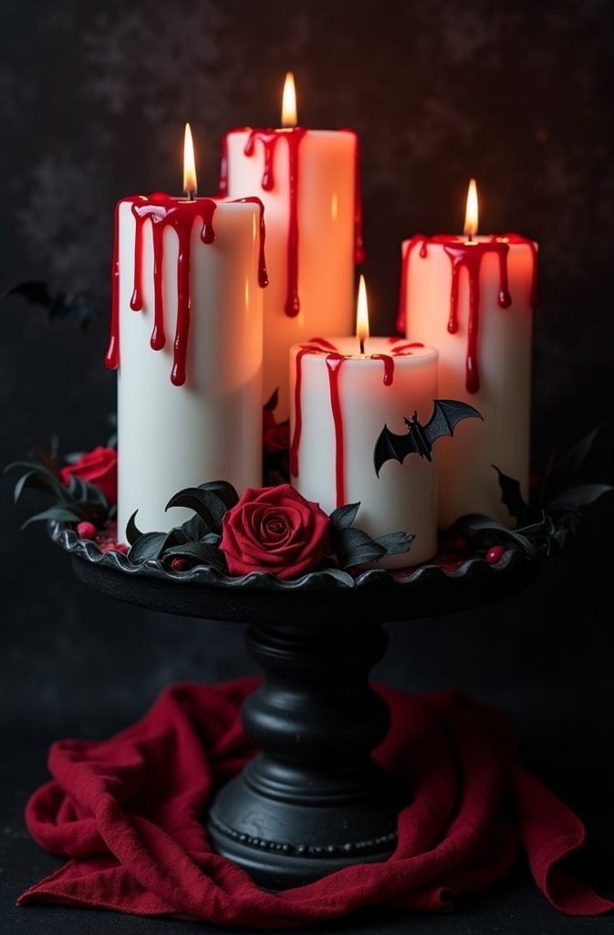 Bloody Drip Candles