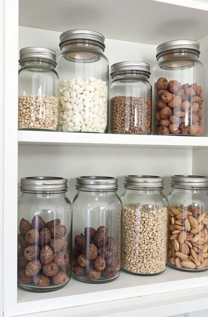 Glass Jars & Pantry Styling