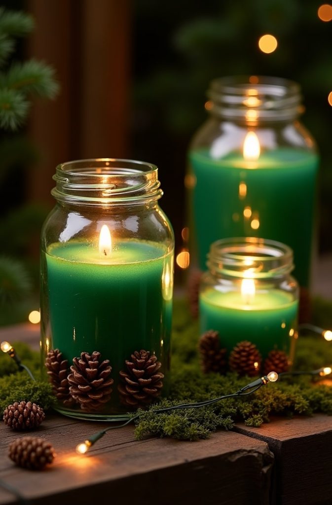 Haunted Forest Pine Candles