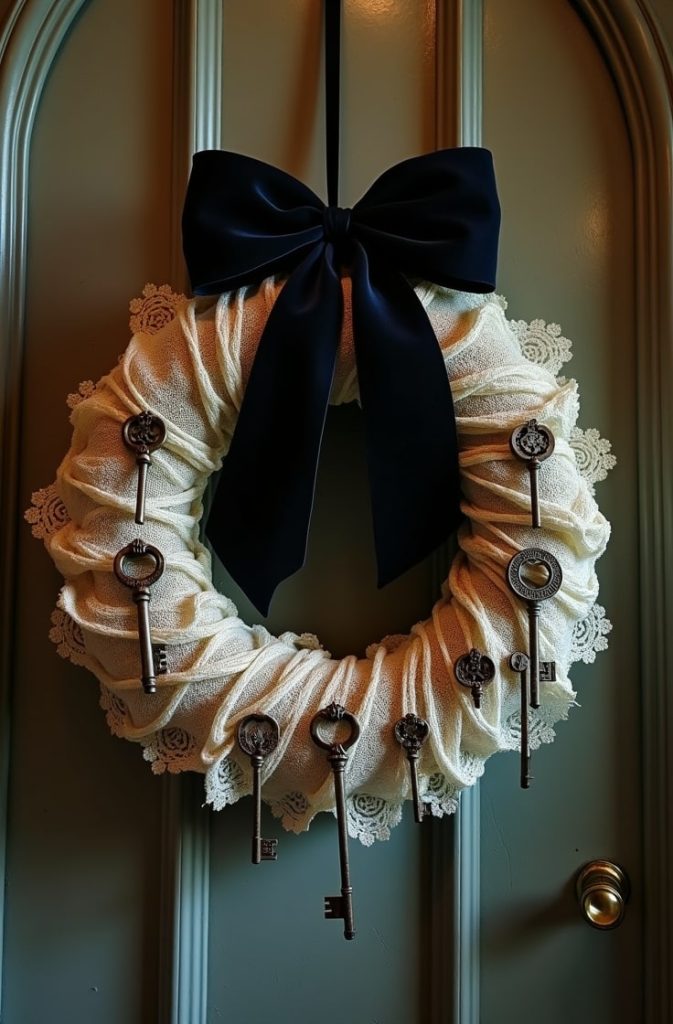 Haunted Mansion Vintage Wreath