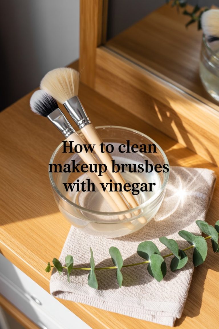 How To Clean Makeup Brushes with Vinegar