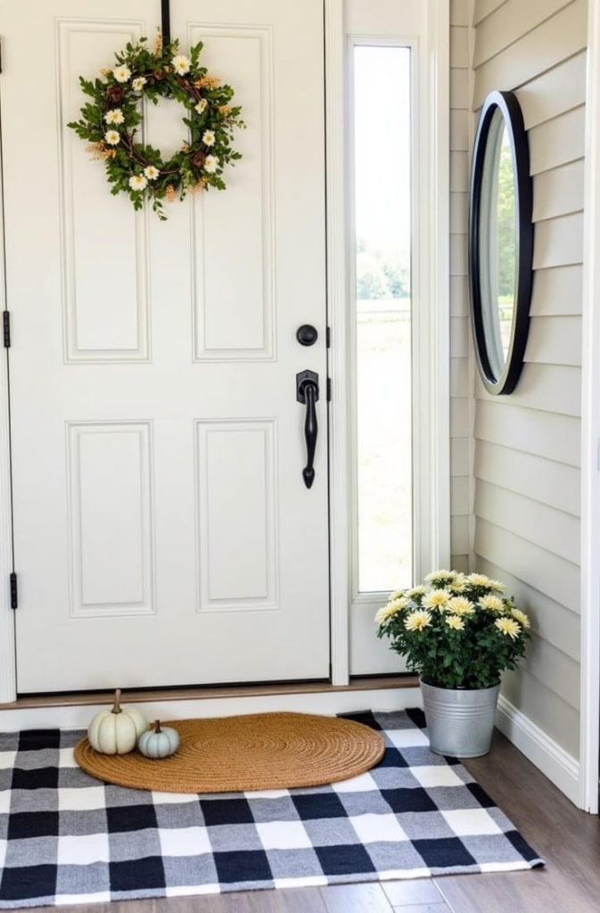 Layered Neutral Doormats