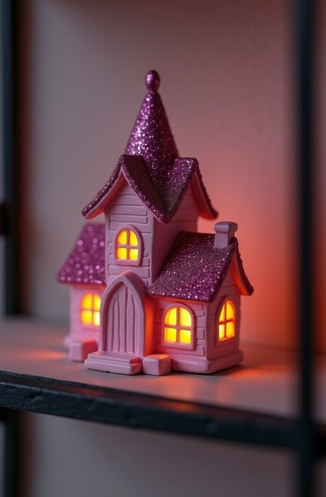 Mini Pink Haunted House