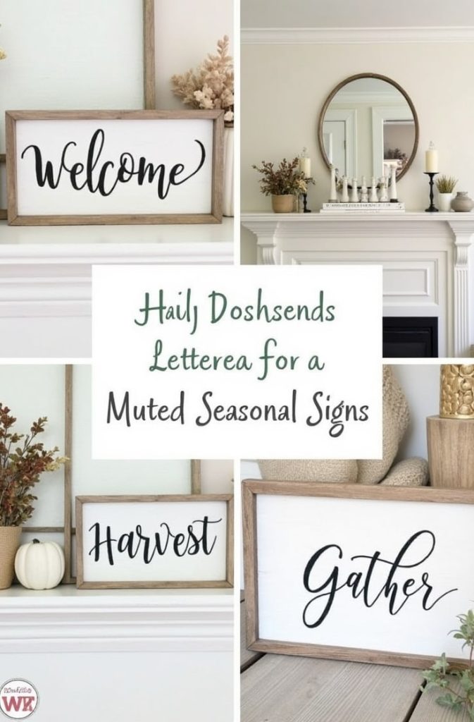 Muted Seasonal Signs