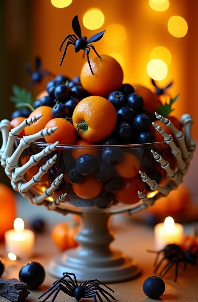 Skeleton Hand Fruit Bowl