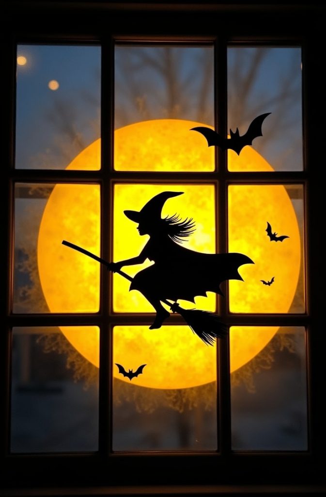 Witch’s Silhouette Flight