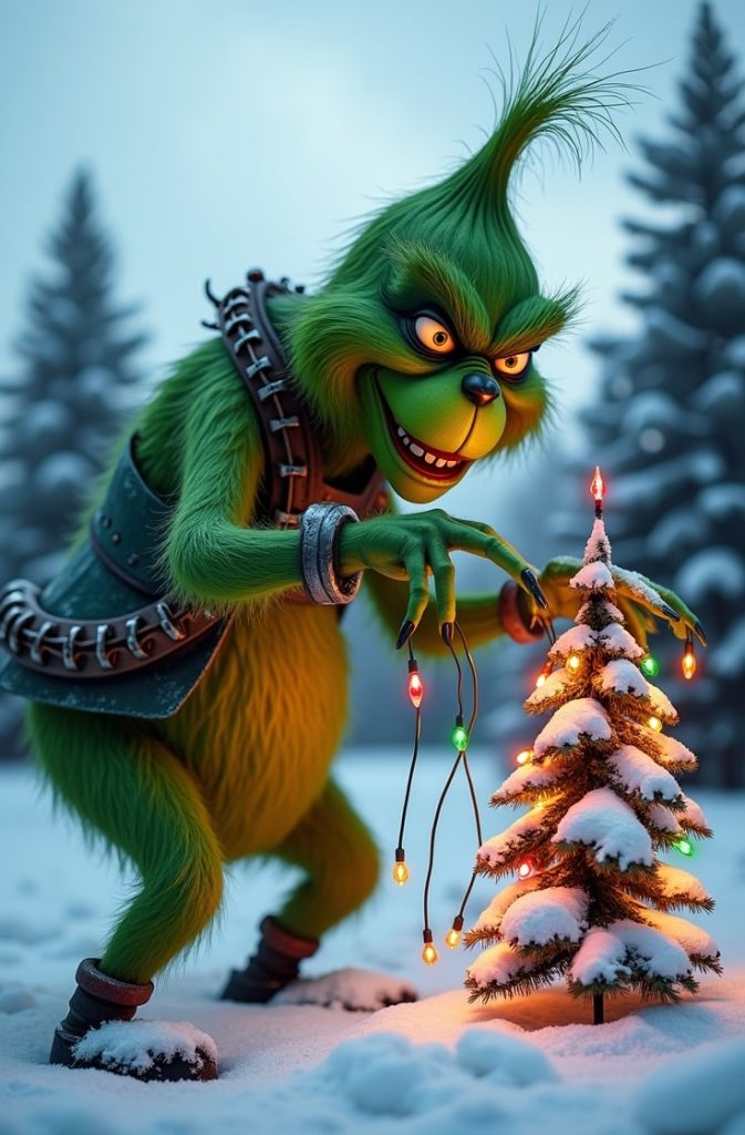 Animated Grinch Figure