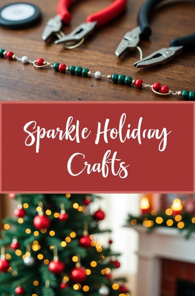 Beaded Christmas Garland